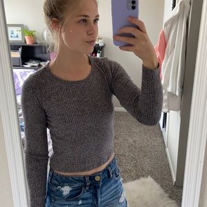 New with tags American eagle long sleeve crop top